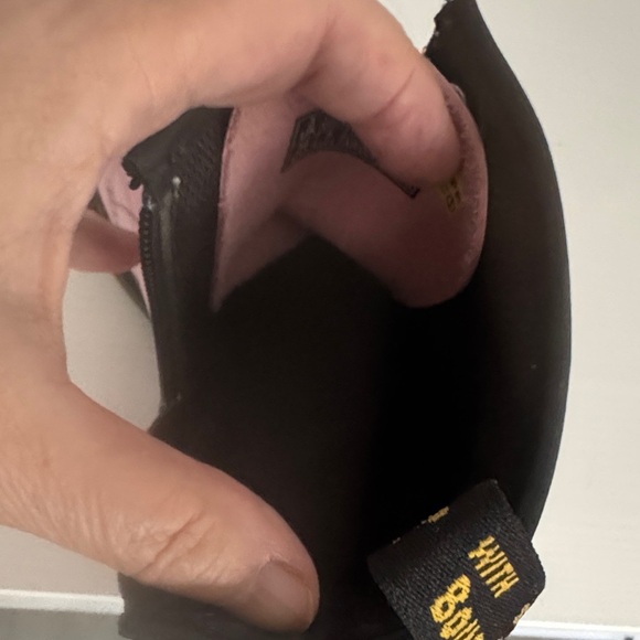 Dr. Martens Glossy Pink Combat Boots Size 5 - Picture 6 of 10